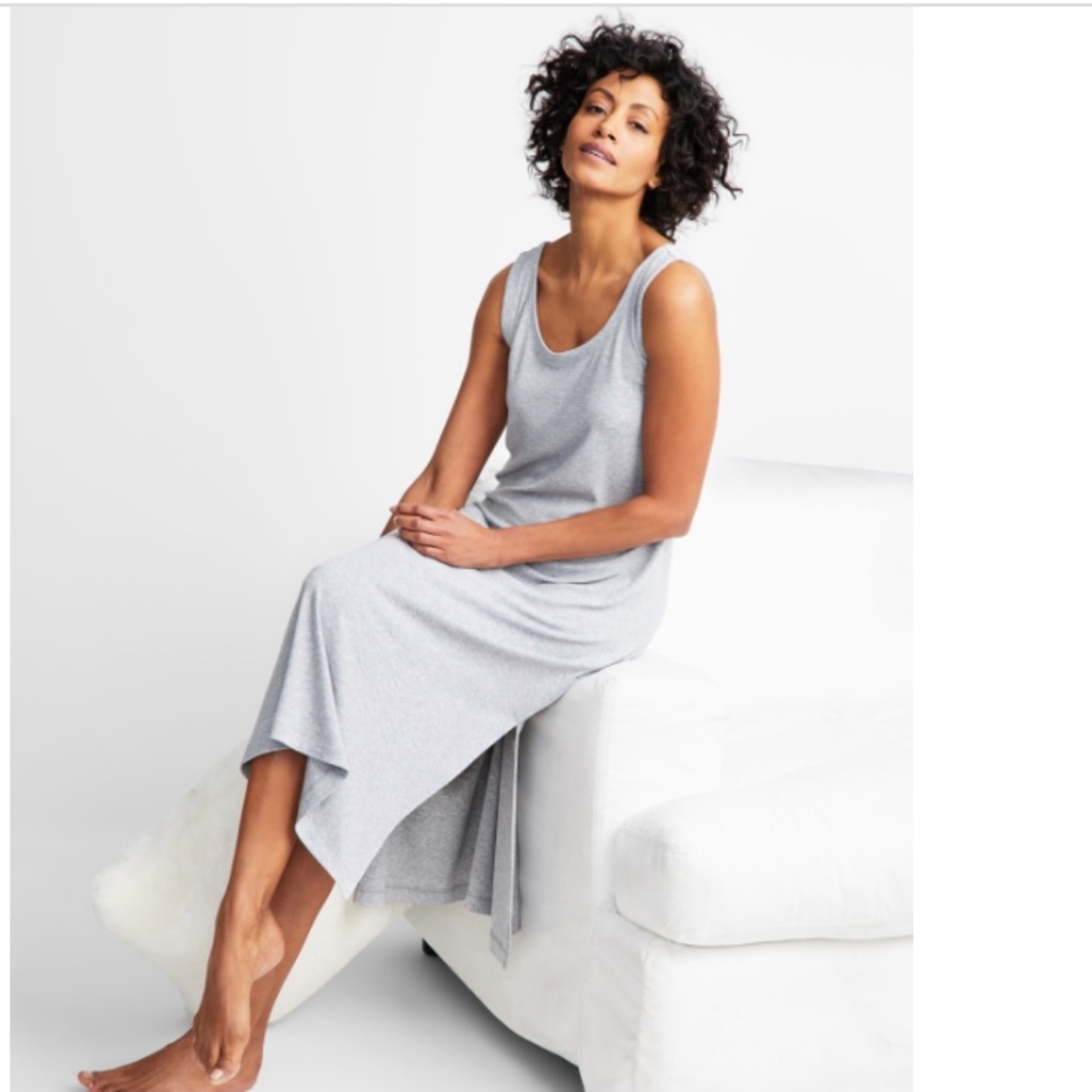 State of Day Women's Ribbed Modal Blend Tank Nightgown NWT